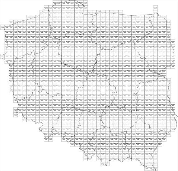 Wojskowa Mapa Polski - Sztabówka, najlepsza mapa topograficzna, 15 CD3 - skorowidz_50k.png