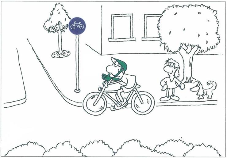 bezpieczeństwo - bezpieczeństwo - na rowerze jeżdżę w kasku.JPG