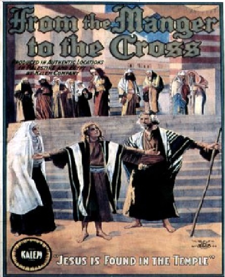  PLAKATY FILMÓW BIBLIJNYCH KTÓRE SA NA TYM CHOMIKU - 1912 - OD KOŁYSKI PO KRZYŻ.jpg
